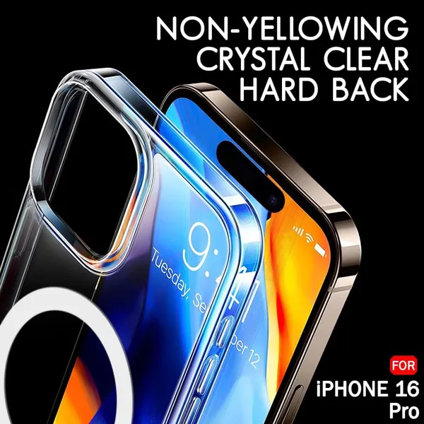 Clothemyphone_Transparent_Polycarbonate_Back_Cover_Compatible_for_iPhone_with_Mag_Safe_?_Slim_&_Durable_Protective_Cover_Shockproof,_Scratch-Resistant,_Lightweight_(iPhone_16_Pro)