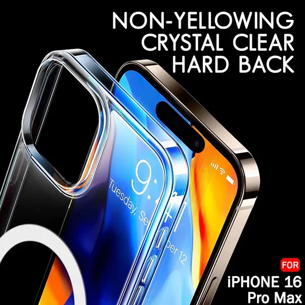 Clothemyphone_Transparent_Polycarbonate_Back_Cover_Compatible_for_iPhone_with_Mag_Safe_?_Slim_&_Durable_Protective_Cover_Shockproof,_Scratch-Resistant,_Lightweight_(iPhone_16_Pro_Max)