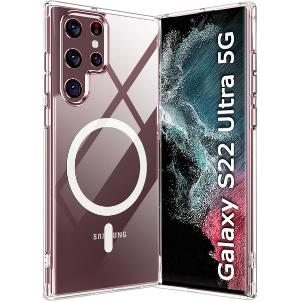 Clothemyphone_Wireless_Charging_Phone_Case_with_Compatible_with_Samsung_?_Slim_&_Durable_Protective_Cover,_Shockproof,_Scratch-Resistant,_Lightweight_(Samsung_Galaxy_S22_Ultra_5G)_Clear