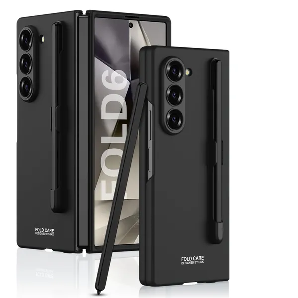 Black_Ultra_Thin_Back_Case_Compatible_For_Samsung_Galaxy_Fold_6_Inbuilt_S_Pen_Holder_Case_Cover