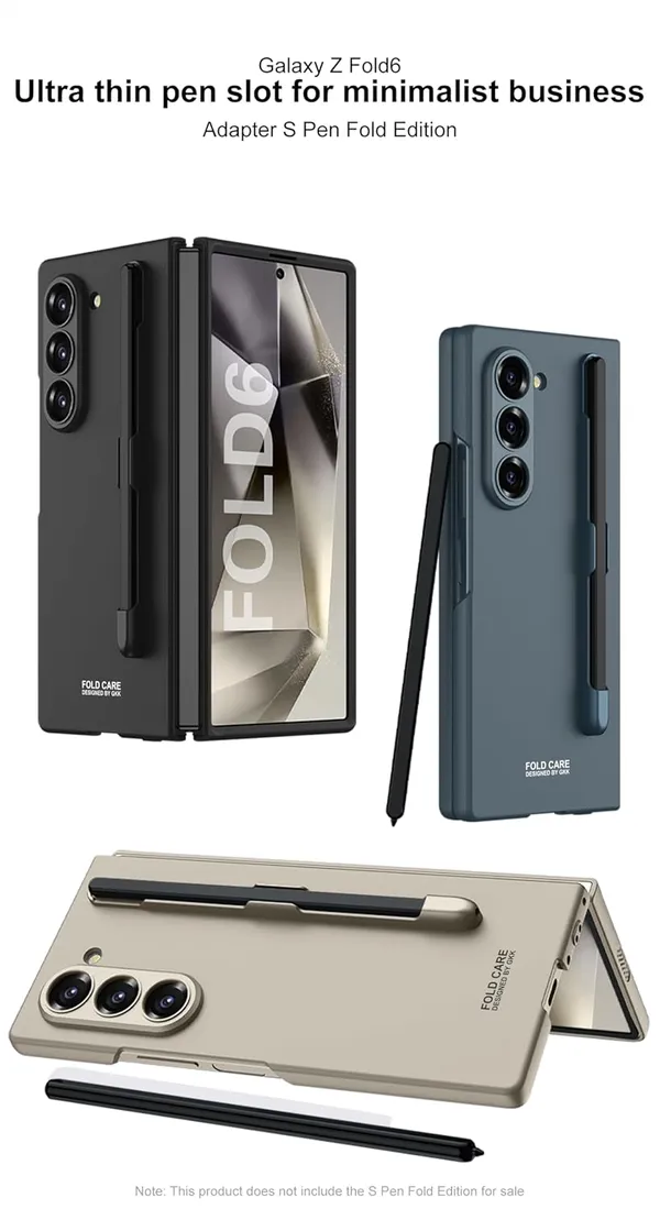 Black_Ultra_Thin_Back_Case_Compatible_For_Samsung_Galaxy_Fold_6_Inbuilt_S_Pen_Holder_Case_Cover
