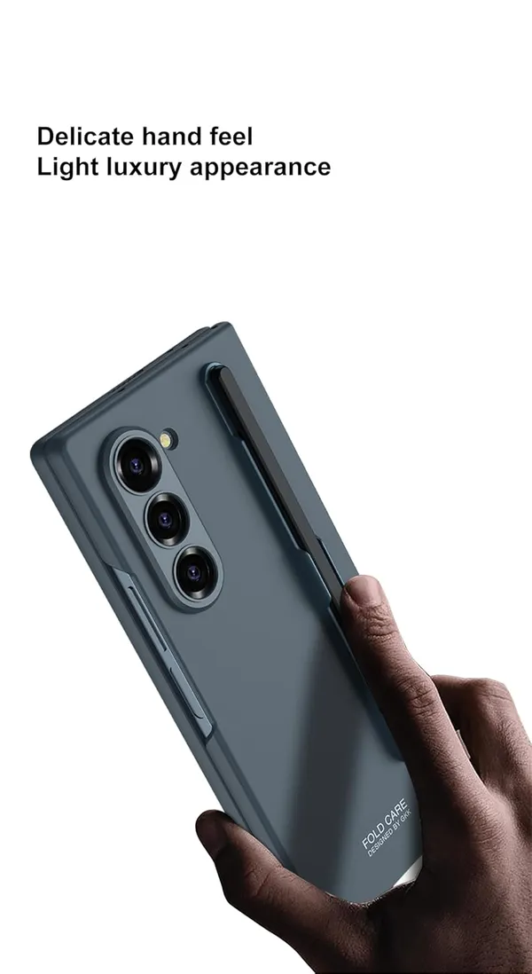 Black_Ultra_Thin_Back_Case_Compatible_For_Samsung_Galaxy_Fold_6_Inbuilt_S_Pen_Holder_Case_Cover