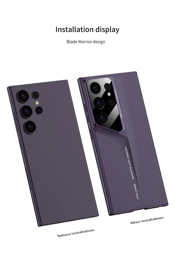 Titanium_Ultra_Thin_Blade_Series_Case_Cover_Compatible_For_Samsung_S24_Ultra_Protective_Phone_Case_Slim_Or_Durable_Design_Shockproof_And_Scratch_Resistant_Cover_Titanium