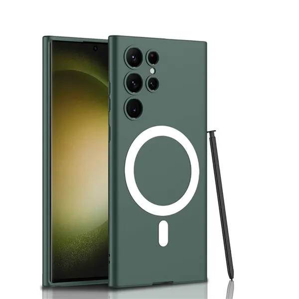 Gray_Green_Ultra_Thin_Soft_Back_Case_Cover_For_Samsung_S24_Plus_Protective_Phone_Case_Slim_And_Durable_Design_Shockproof_And_Scratch_Resistant_Cover_Silicone
