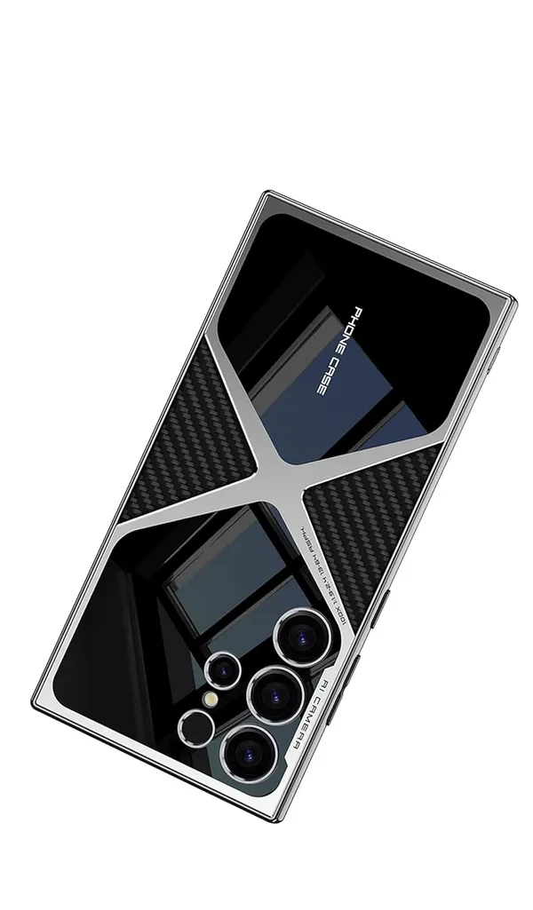 Red_Electroplated_Pu_Leather_Back_Case_Cover_Compatible_With_Samsung_Galaxy_S24_Ultra