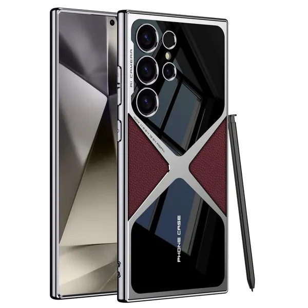 Red_Ultra_Thin_Soft_Back_Case_Cover_Compatible_With_Samsung_Galaxy_S24_Ultra_Silicone