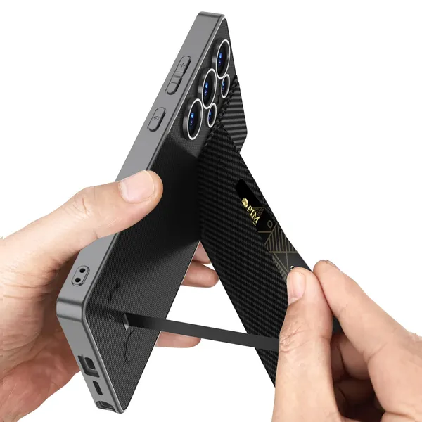 Black_Leather_Card_Slot_Holder_Back_Case_/_Cover_Compatible_With_Samsung_Galaxy_S25