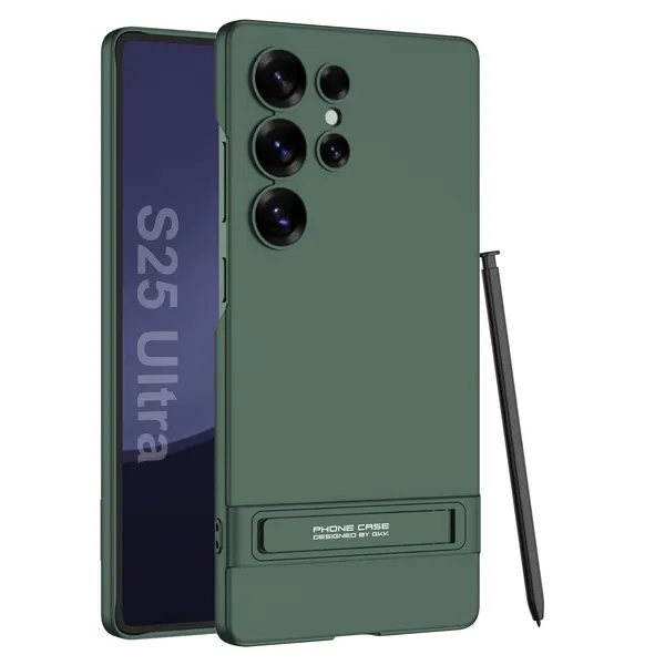 Gray_Green_Kickstand_S25_Ultra_Cover_With_3_Stand_Modes,_Military_Grade_Drop_Protection,_Shockproof_Slim_Case_With_Patented_Kickstand,Tpu,_Boost_Series,
