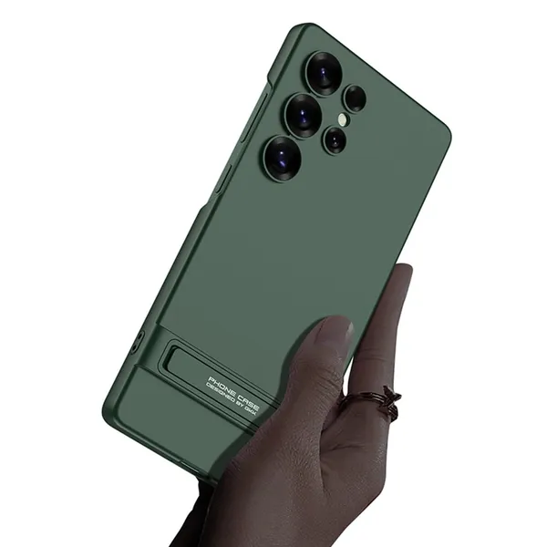Gray_Green_Kickstand_S25_Ultra_Cover_With_3_Stand_Modes,_Military_Grade_Drop_Protection,_Shockproof_Slim_Case_With_Patented_Kickstand,Tpu,_Boost_Series,