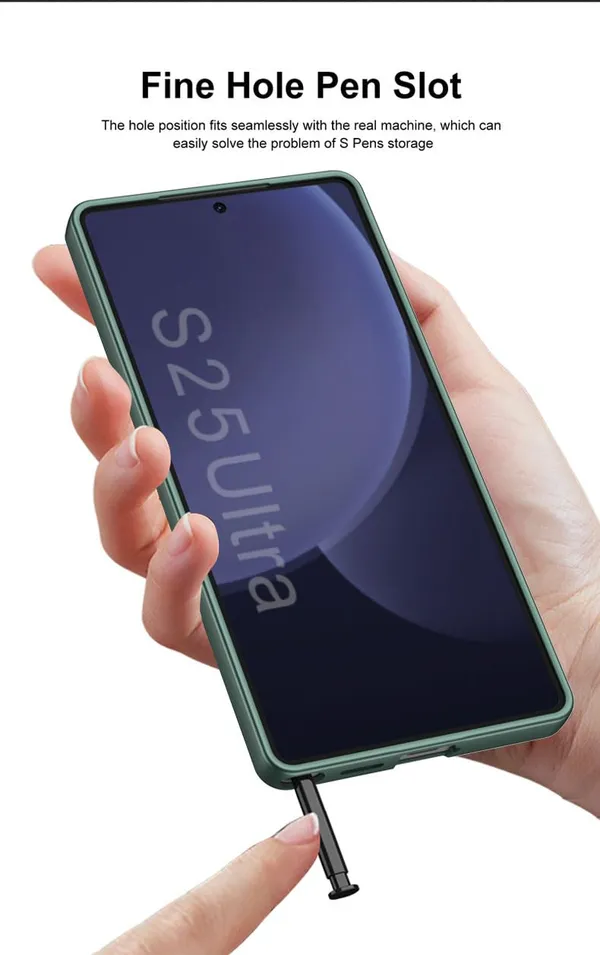 Green_Ultra_Thin_Silicon_Case_Compatible_With_Samsung_S25_Ultra