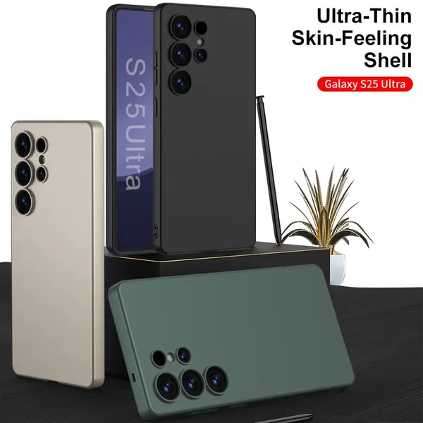 Green_Ultra_Thin_Silicon_Case_Compatible_With_Samsung_S25_Ultra