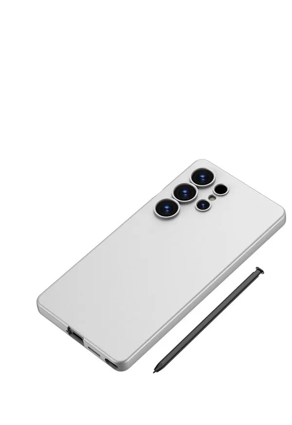 Silver_Ultra_Thin_Silicon_Case_Compatible_With_Samsung_S25_Ultra