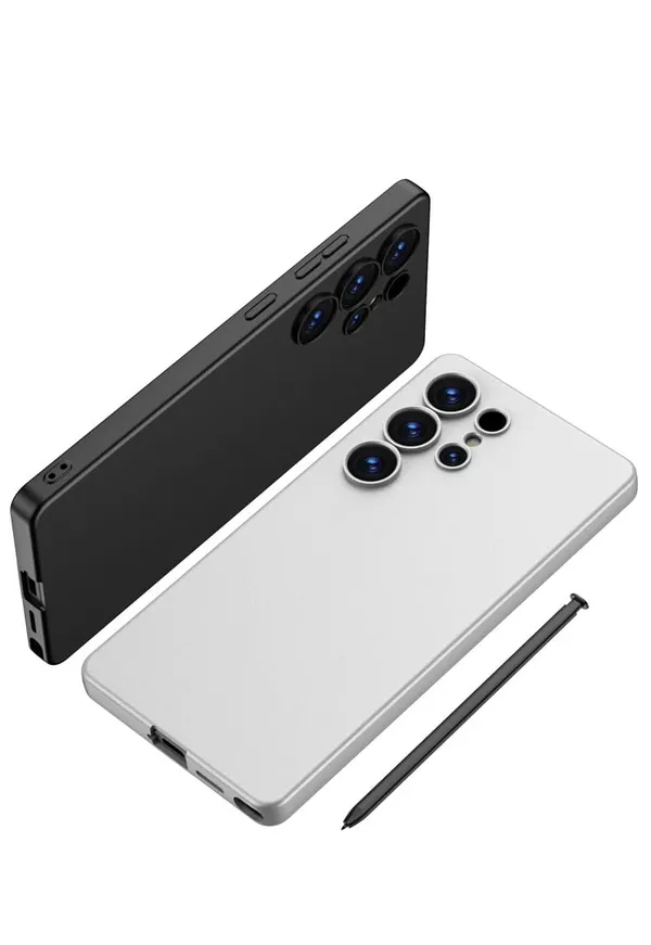 Silver_Ultra_Thin_Silicon_Case_Compatible_With_Samsung_S25_Ultra