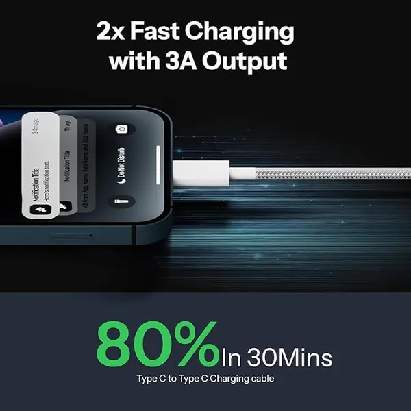 Clothemyphone_1_Meter_Type_C_to_Type_C_Cable_Compatible_for_iPhone_16/16_Plus/16_Pro/16_Pro_Max,_iPhone_15/15_Plus/15_Pro/15_Pro_Max,_Sam_Sung_Galaxy_S24/S23/S22/S21_FE_Laptop_&_Other_Android_Devices