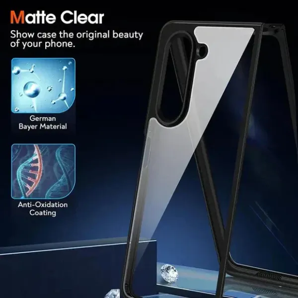 Transparent_Phone_Case_Compatible_with_Samsung_Galaxy_Fold_6,_Clear_Back_with_Black_Frame,_Glossy_Finish