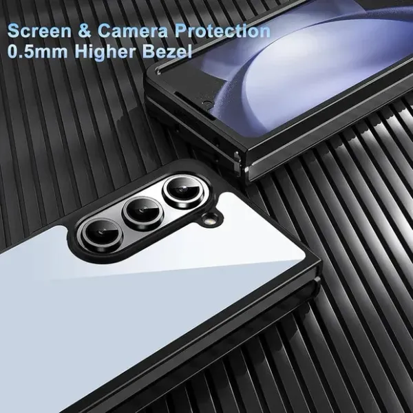 Transparent_Phone_Case_Compatible_with_Samsung_Galaxy_Fold_6,_Clear_Back_with_Black_Frame,_Glossy_Finish