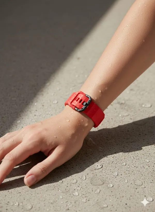 Silicone_Wave_Band_Compatible_with_Apple_Watch,_Red,_42mm_44mm_45mm_49mm,_Stainless_Steel_Buckle,_Durable_and_Comfortable