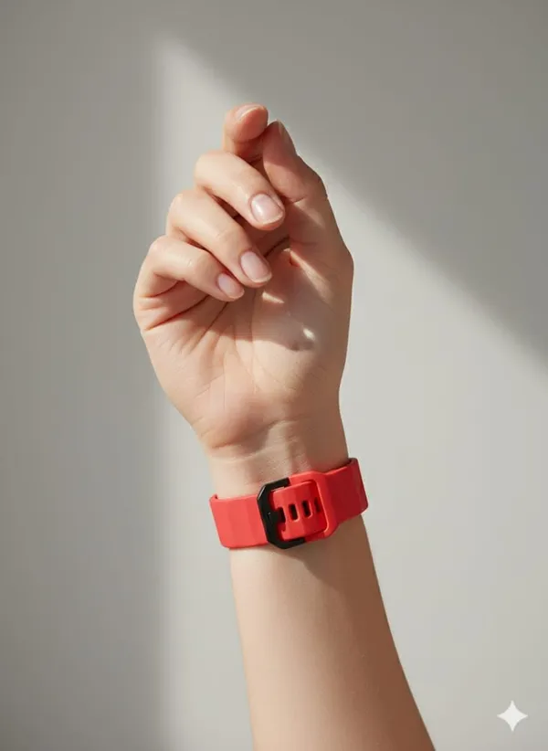 Silicone_Wave_Band_Compatible_with_Apple_Watch,_Red,_42mm_44mm_45mm_49mm,_Stainless_Steel_Buckle,_Durable_and_Comfortable