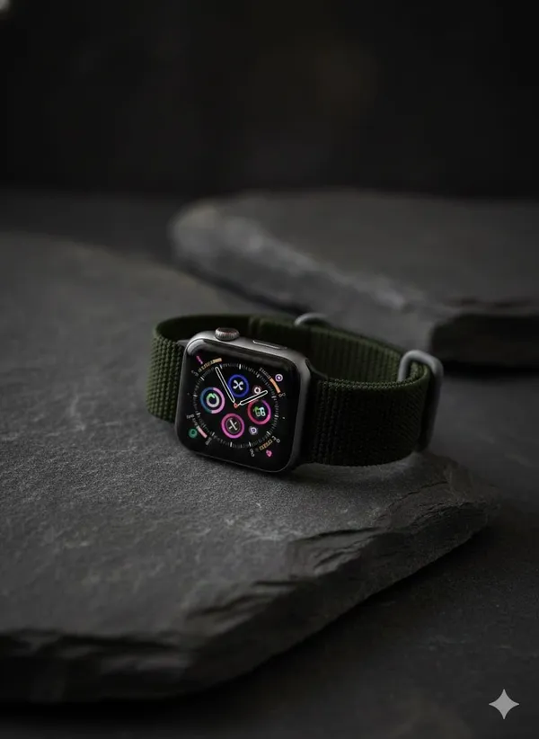Woven_Sport_Band_Compatible_with_Apple_Watch,_Water_and_Sweat_Resistant,_Premium_Material,_Secure_Hook_and_Loop_Fastener,_42mm_44mm_45mm_49mm_-_Green