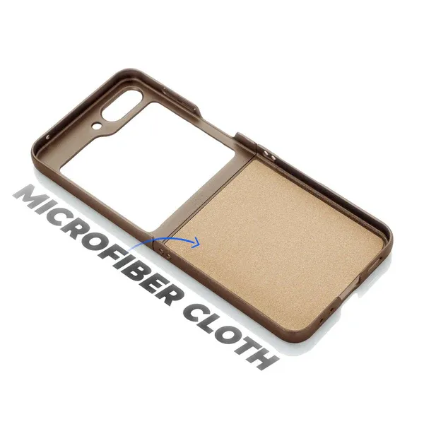 Phone_Case_Compatible_with_Samsung_Galaxy_Flip_5,_Brown,_Unique_Patterned_Design_with_Magnetic_Ring