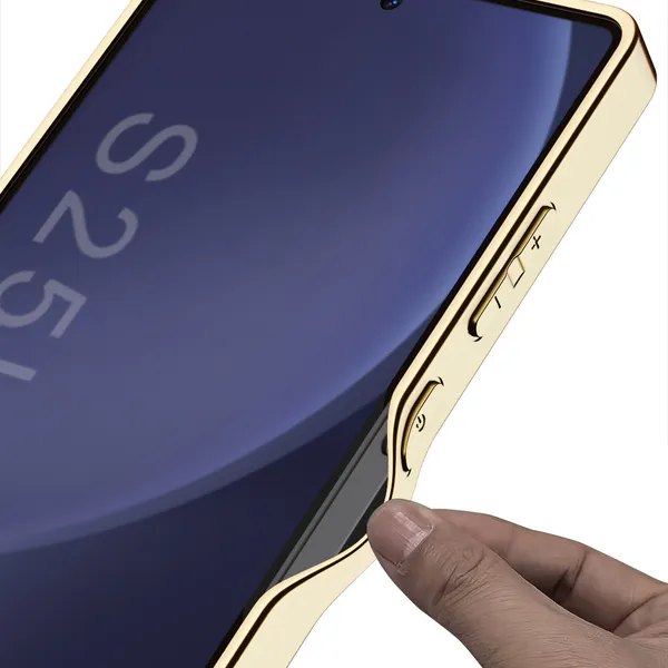 Purple_Electroplating_Pu_Leather_Back_Case_/_Cover_Puff_Design_Compatible_For_Samsung_GalaxyS25_Ultra