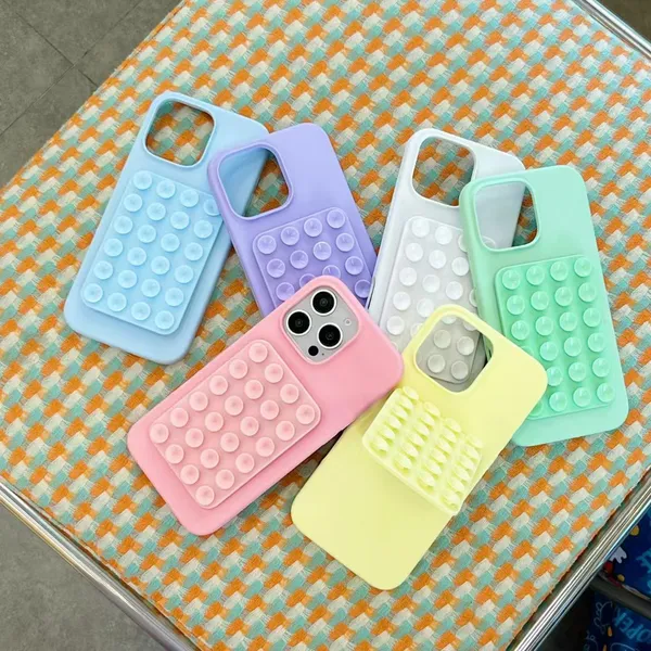 Clothemyphone_Cute_tective_Phone_Case_for_iPhone__Soft_Silicone_Case_with_Suction_Cup_Stand