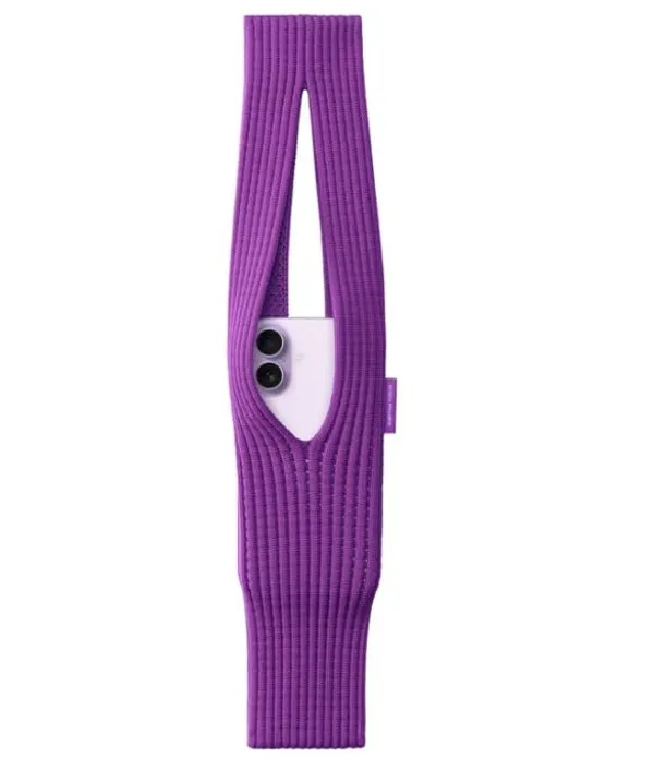 Ribbed_Phone_Pocket_Sling,_Colorful_Crossbody_Phone_Holder,_80_cm_Long,_Compatible_with_All_Models_(Purple)