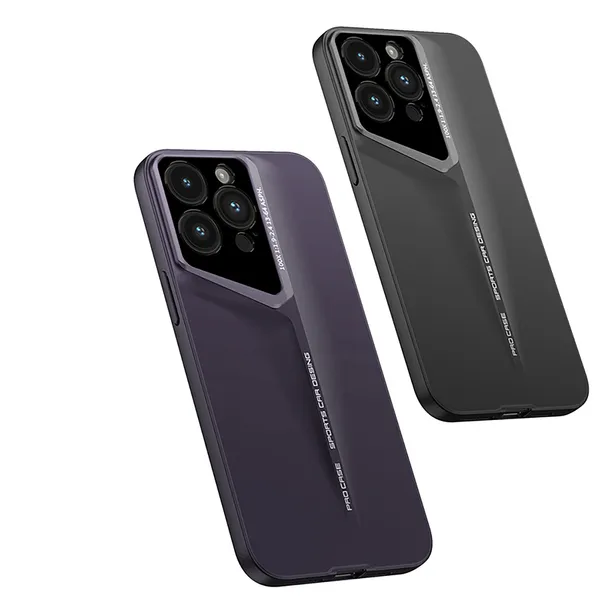 Black_Ultra_Thin_Blade_Series_Back_Case/Cover_Shockproof_Matte_Finish_Back_Case_Compatible_With_Iphone_Anti_Slip_Lightweight_Phone_Case_For_Men_&_Women
