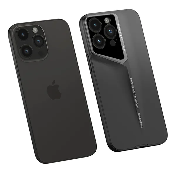Black_Ultra_Thin_Blade_Series_Back_Case/Cover_Shockproof_Matte_Finish_Back_Case_Compatible_With_Iphone_Anti_Slip_Lightweight_Phone_Case_For_Men_&_Women