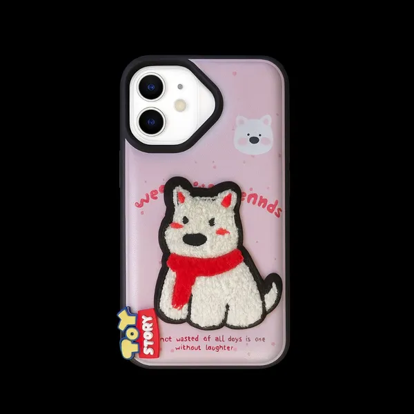 Pink_Bear_Apple_Iphone_Leather_Embossed_Character_Back_Cover_&_Case