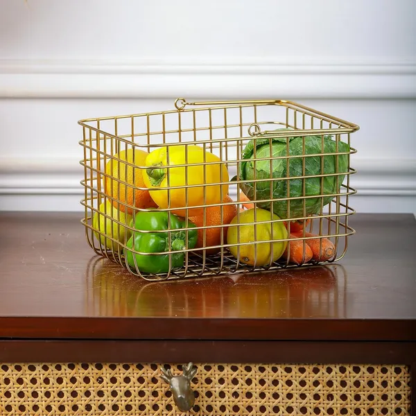 Gold_Finish_Metal_Wire_Square_Decorative_Basket_(20.3D_X_25.4W_X_17.8H_Cm)