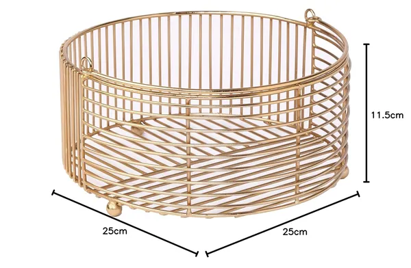 Gold_Plated_Round_Metal_Decorative_Wire_Basket_With_Handle_(25D_X_25W_X_11.5H_Cm)