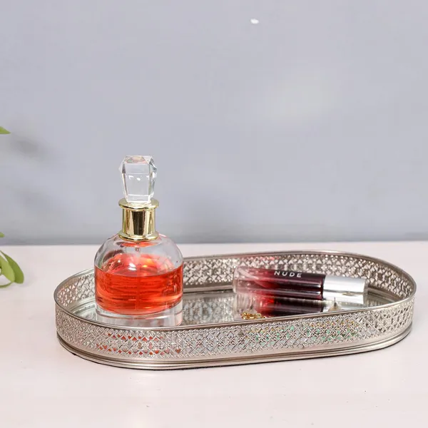Silver_Plated_Metal_Decorative_Oval_Glass_Mirror_Tray_(28L_X_16W_X_3H_Cm)
