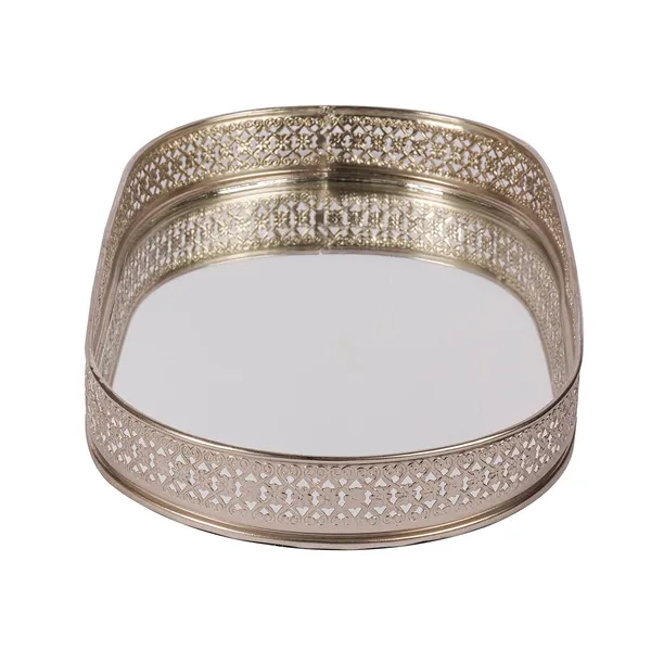 Silver_Plated_Metal_Decorative_Oval_Glass_Mirror_Tray_(28L_X_16W_X_3H_Cm)