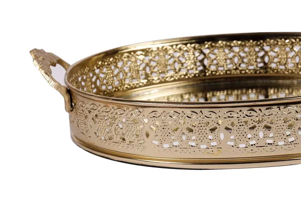 Gold_Plated_Oval_Glass_Mirror_Serving_Tray_With_Handmade_Handles_(26L_X_17W_X_6H_Cm)