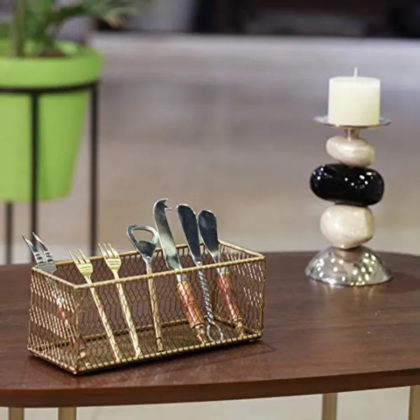 Golden_Metal_Wire_Cutlery_Holder_Basket_(9D_X_24W_X_5H_Cm)