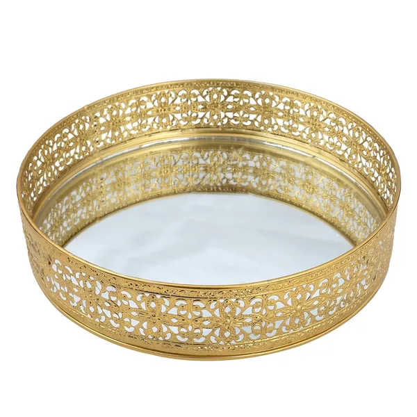 Gold_Plated_Metal_Round_Glass_Mirror_Vanitytray_(25L_X_25W_X_6H_Cm)