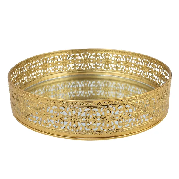 Gold_Plated_Metal_Round_Glass_Mirror_Vanitytray_(25L_X_25W_X_6H_Cm)