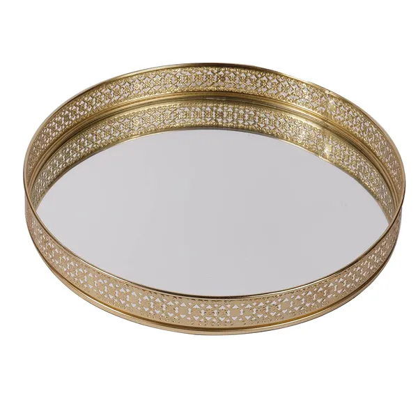 Gold_Plated_Round_Glass_Mirror_Tray_(25L_X_25W_X_3H_Cm)