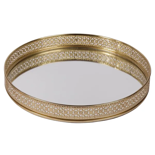 Gold_Plated_Round_Glass_Mirror_Tray_(25L_X_25W_X_3H_Cm)