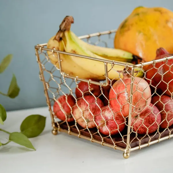 Gold_Wire_Wood_Base_Storage_Organizer_(30_X_23_X_15_Cm)