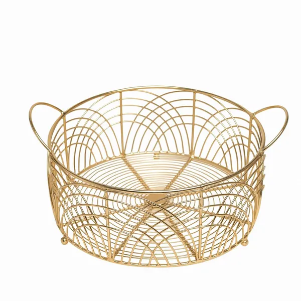 Gold_Plated_Cast_Iron_Decorative_Wire_Round_Basket_(13D_X_26W_X_26H_Cm)