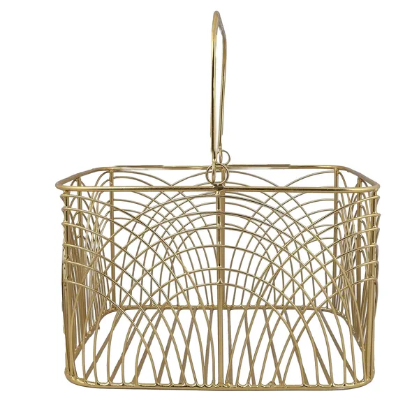 Gold_Finish_Decorative_Metal_Wire_Storage_Basket_With_Handle_(25D_X_15W_X_17H_Cm)
