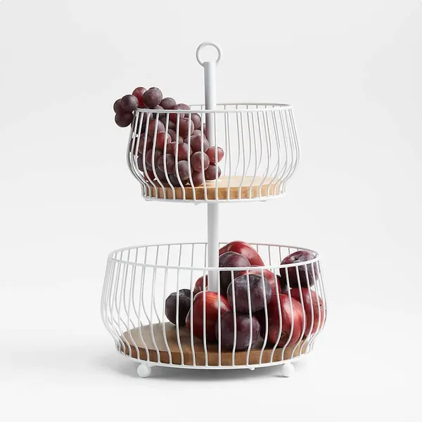 White_Metal_Wood_2_Tier_Basket_Countertop_(25D_X_25W_X_48H_Cm)