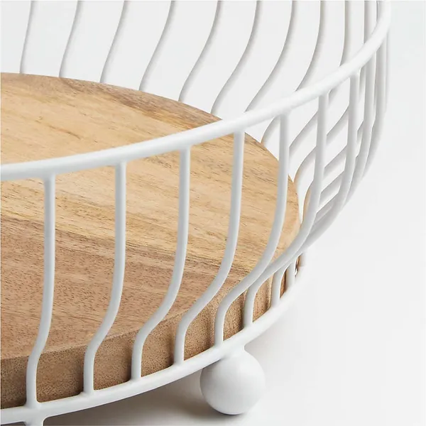 White_Metal_Wood_2_Tier_Basket_Countertop_(25D_X_25W_X_48H_Cm)
