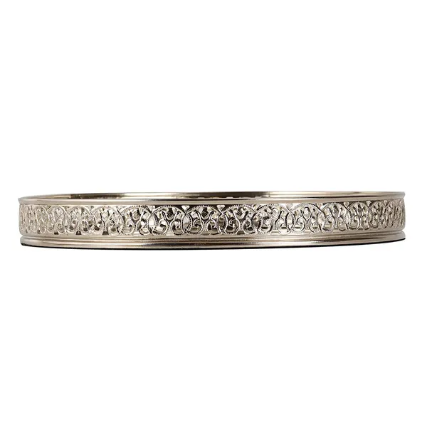 Silver_Plated_Metal_And_Glass_Round_Decorative_Laser_Cutting_Scratch-Resistant_Tray_(25L_X_25W_X_10H_Cm)