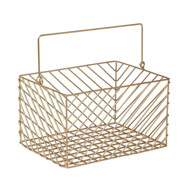Gold_Plated_Square_Wire_Metal_Basket_With_Handle_(20D_X_26W_X_17H_Cm)
