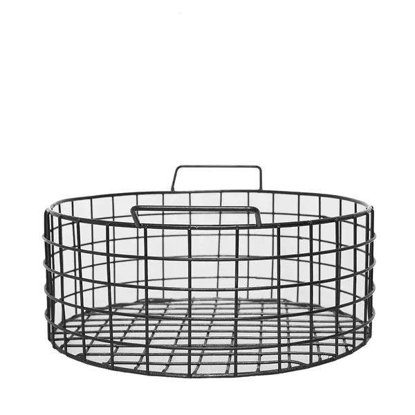Black_Metal_Wire_Round_Basket_For_Storage_(25.4D_X_25.4W_X_12.7H_Cm)