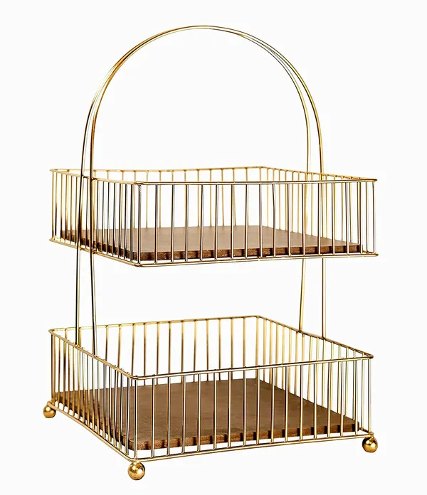 Golden_Metal_And_Wood_2_Tier_Decorative_Storage_For_Fruit_Spice_&_Vegetable_(25.4D_X_25.4W_X_40.6H_Cm)