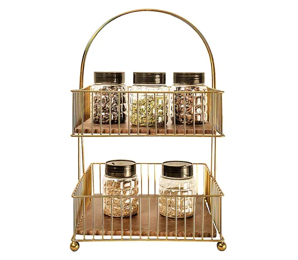 Golden_Metal_And_Wood_2_Tier_Decorative_Storage_For_Fruit_Spice_&_Vegetable_(25.4D_X_25.4W_X_40.6H_Cm)